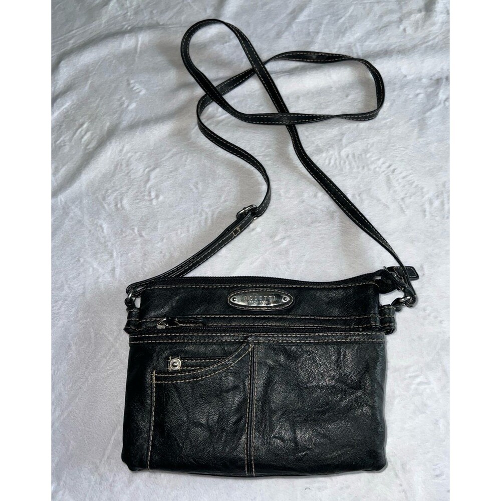 Rossetti, small with lots of pockets - black, crossbody
